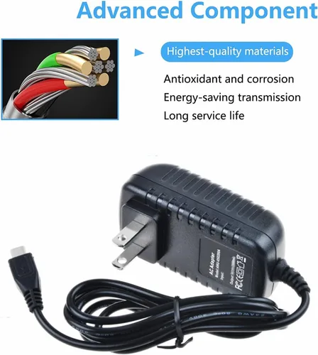 Vista 2 de Adaptador de cargador de pared Cable de alimentación para red VTECH KIDIZOOM DX2 SMARTWATCH