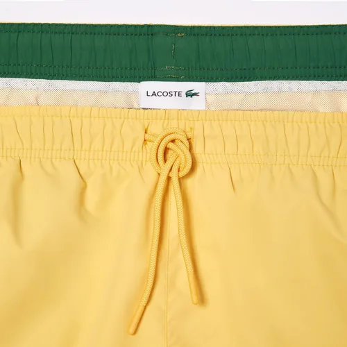 Vista 101 de Lacoste Bañador de secado rápido para hombre de 5.5 pulgadas