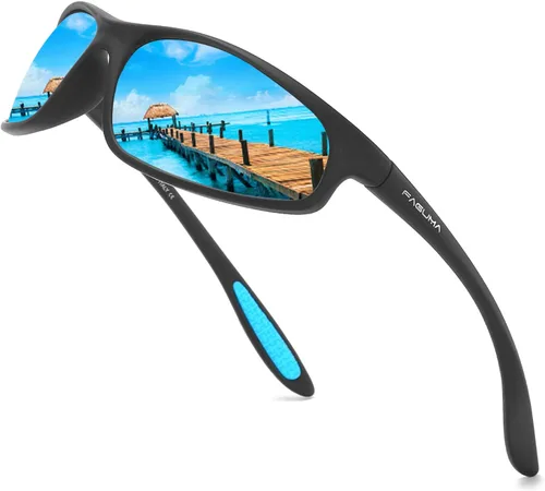 Vista 41 de Gafas de sol deportivas polarizadas para hombres, ciclismo, conducción, pesca, protección UV400