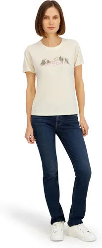 Vista 4 de Spyder Camiseta de manga corta con estampado Mountain Range para mujer Perla