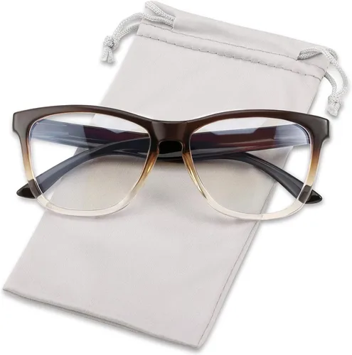 Vista 7 de Retro Blue Light Blocking Glasses for Women Men Classic Style Computer TV Eyeglasses Anti Eyestrain