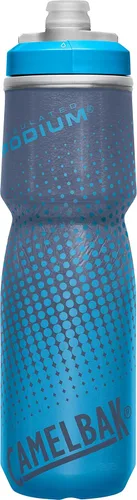 Vista 12 de CamelBak Podium Chill Bike Botella de agua aislada con compresión Negra, 24 onzas