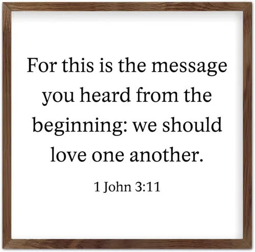 Vista 9 de Wood Sign with Frame,I Call Out to The Lord,and He Answers Me from His Holy Mountain Farmhouse Rustic Wooden Sign with Quote for Wall Art Home Decor
