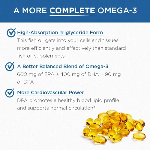 Vista 3 de Purity Products - Ultra Pure Omega 3,60 cápsulas blandas, Azul