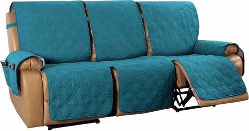 Vista 11 de Beacon Pet Funda para silla reclinable, funda elástica para sofá reclinable de 2/3 plazas, funda impermeable con bolsillos, protector de muebles