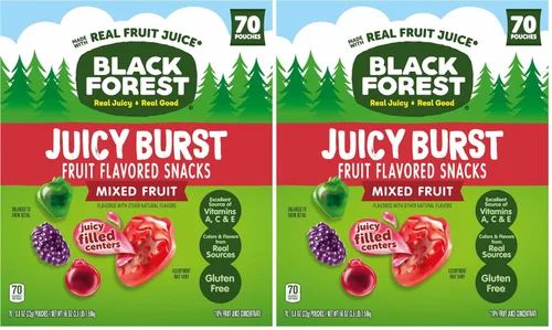 Vista 14 de Black Forest, Juicy Burst, bocadillos con sabor a frutas, sabores de frutas mixtas, una explosión jugosa de sabores naturales, hechos con jugo