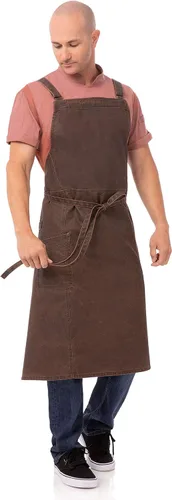 Vista 5 de Chef Works Denver Chefs - Delantal con espalda cruzada para hombre