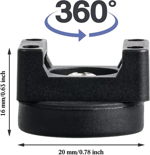 Vista 6 de Yookeer 120 piezas de soporte magnético para cables, multiusos, bases magnéticas de gestión de cables con cremallera resistente, montaje de bridas