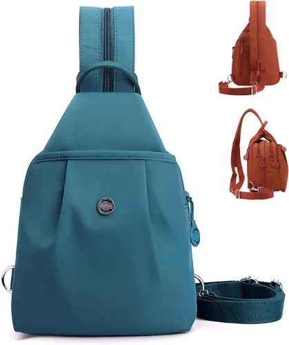 Vista 15 de Bolsa impermeable de 2 vías, impermeable Oxford de gran capacidad convertible al hombro, bolso cruzado