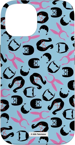 Vista 4 de Bob’s Burgers Bob Linda Gene Tina Louise Hair Light Blue Case for iPhone 17