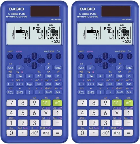 Vista 5 de Casio fx-300ES Plus 2ª Edición – Calculadora científica estándar 262 funciones, pantalla Natural Textbook Display℠ Ideal para matemáticas de Rosa