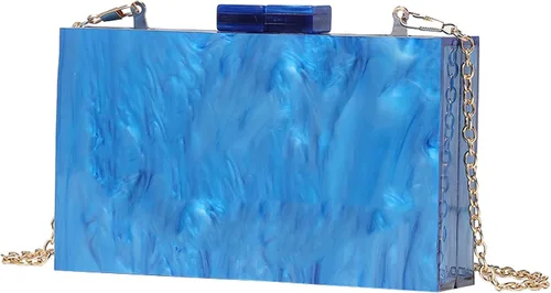 Vista 3 de LETODE Bolsos de mano de acrílico, bolso de plexiglás para mujer