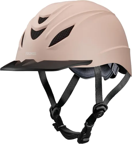 Vista 9 de Troxel Intrepid - Casco de equitación para caballos de silla, diseño ajustable de bajo perfil, equipo de seguridad para equitación