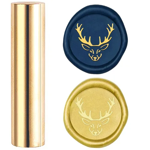 Vista 11 de CRASPIRE Sello de cera de pata de perro con patrón de 2 lados, sello de cera de pata de perro, 0.591 in, metal dorado, latón, vintage, portátil