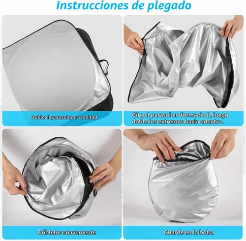 Vista 9 de Parasol para parabrisas Dodge RAM 1500 2500 3500 2010-2025 2026