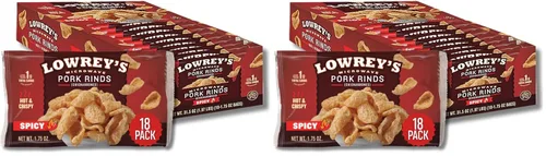 Vista 12 de Lowrey's Rizos de tocino cáscara de cerdo de microondas (chicharrones), caliente y picante, 1.75 onzas (paquete de 18)