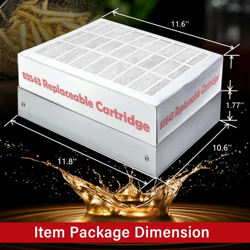Vista 7 de 83543 2FK001 2FR00801 Filter Kit for Perfect Fry, Activated Carbon Filters Air, Compatible with PFC570、PFA570、PFA720、FR00801，Insulation of Oil And