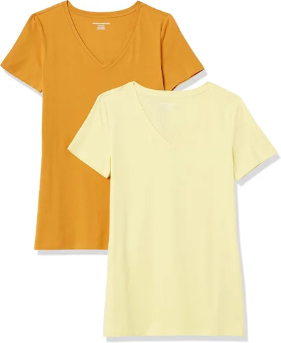 Vista 315 de Amazon Essentials Women's Regular-Fit Short-Sleeve Crewneck T-Shirt