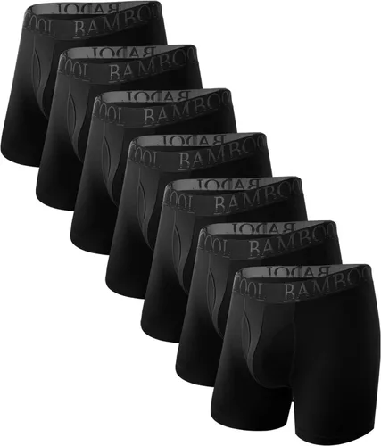 Vista 9 de BAMBOO COOL Calzoncillos tipo bóxer ultra suaves para hombre, paquete