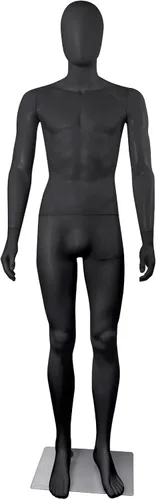 Vista 13 de Maniquí femenino negro con forma de vestido de cuerpo completo de 70 pulgadas, maniquíes ajustables, modelo de vestido de plástico, soporte de negro