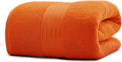 Vista 28 de COZYART - Juego de 6 toallas de baño de algodón turco, color azul claro, suaves, altamente absorbentes y duraderas, 19.17 oz/yd², incluye 2 toallas
