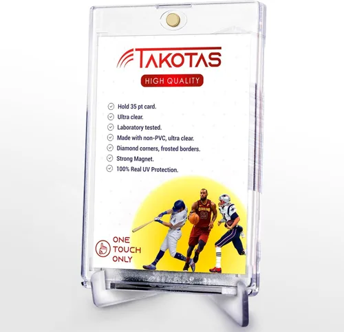 Vista 8 de Tarjetero magnético para comercio, fundas rígidas de 35 pt para deporte, MTG, YUGIOH, fundas rígidas para tarjetas (10)