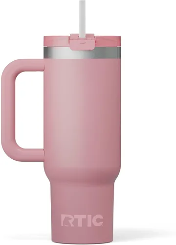 Vista 55 de RTIC Vaso Tumbler de Viaje por Carretera de 30 oz con Doble Pared Revestido de Cerámica Aislado Taza Portátil de Café de Viaje de Acero Inoxidable