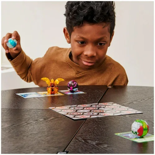 Vista 5 de Bakugan Evolutions 2022 Diamond Colossus - Figura coleccionable de 2 pulgadas y tarjetas coleccionables