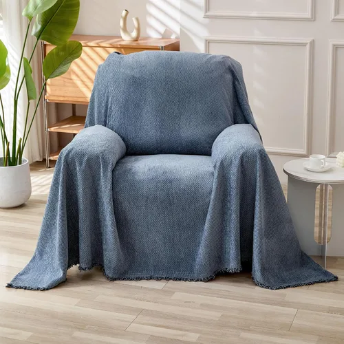 Vista 24 de HAOMAIJIA Funda de sofá antideslizante para sofá de 2 cojines, fundas de sofá seccionales lavables para perros y mascotas, protector de muebles