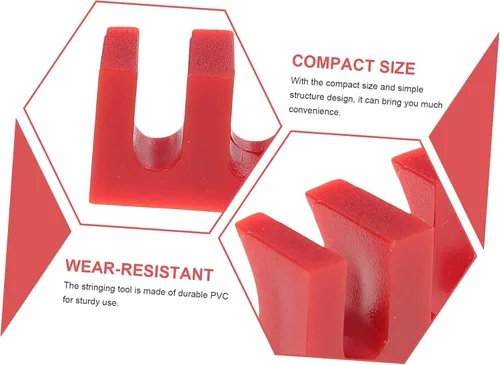 Vista 3 de 2 unids máquina tenis accesorios herramientas protector adaptadores de carga esparcidores esparcidores esparcidores rojo raqueta