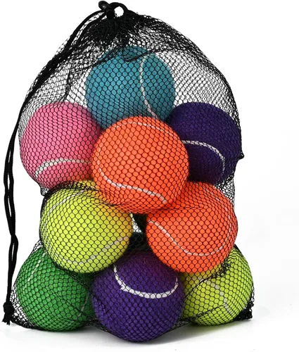 Vista 12 de INSUM Bulk Tennis Balls, Extra Duty Practice Balls with Mesh Bag