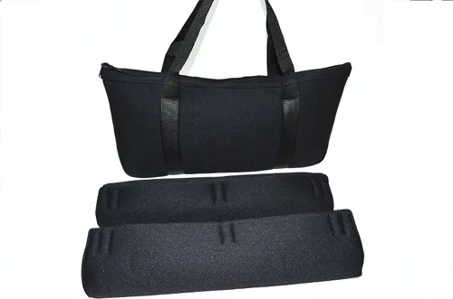 Vista 2 de C&H Solutions Negro Mah Jongg Soft Bag Bolsa Vacía, Mah Jongg lleva el bolso