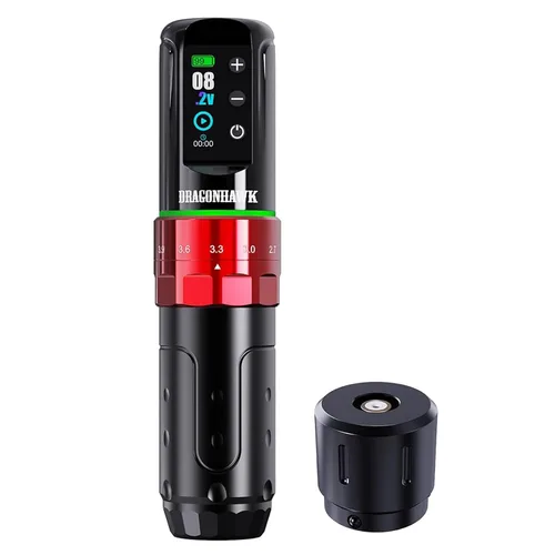 Vista 12 de Dragonhawk Kit de tatuaje inalámbrico L3 Motor Mcore-L3 Kit negro + 2