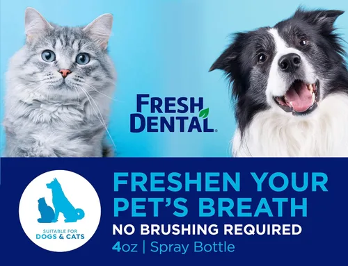 Vista 6 de Spray dental fresco para el aliento del perro, ambientador rápido y solución de limpieza de dientes, cuidado dental sin esfuerzo, fabricado