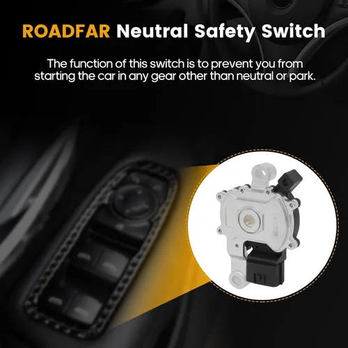 Vista 2 de ROADFAR Interruptor de seguridad neutro compatible con 2011-2019 para HYUNDAI y 2010-2019 para transmisión serie Kia Interruptor neutro sustituye