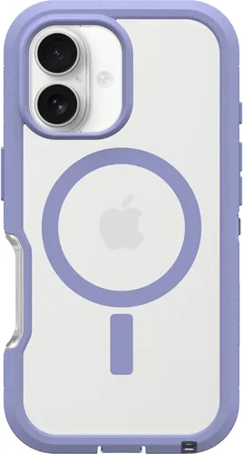 Vista 28 de OtterBox Funda transparente para iPhone 16 Defender Series XT - Azul claro