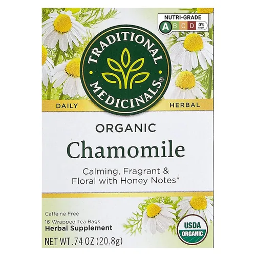 Vista 3 de Traditional Medicinals - Té de hierbas orgánico de manzanilla, 16