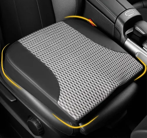 Vista 16 de Lofty Aim Cojín de asiento de automóvil, cómoda almohada de asiento de espuma viscoelástica para conducir, alivio del dolor de espalda y ciática