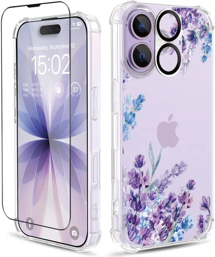 Vista 56 de Funda para iPhone 13 y iPhone 14 (6.1 pulgadas), funda protectora delgada de poliuretano termoplástico suave a prueba de golpes, bonito