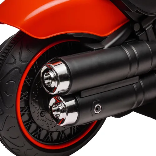 Vista 9 de Aosom Motocicleta para niños con ruedas de entrenamiento, juguete de 6V para montar para niños de 18 a 48 meses, motocicleta a batería para niños