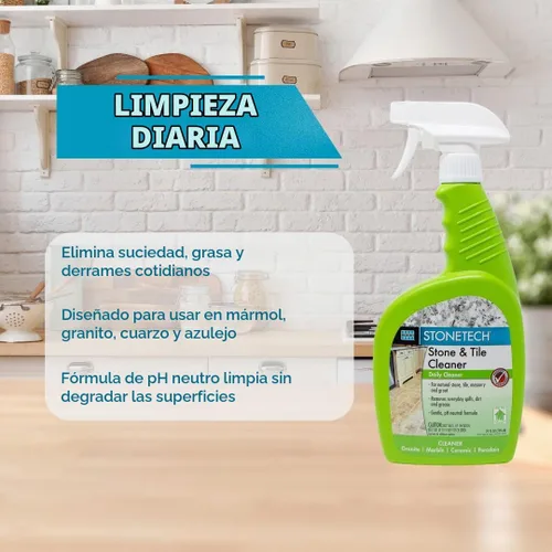 Vista 4 de STONETECH Limpiador de piedra y azulejos, botella de spray de 24 oz (24.0 fl oz)