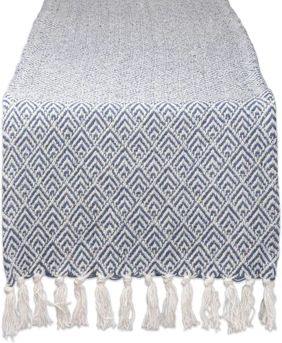 Vista 9 de DII Camino de mesa trenzado estilo granja, 15 x 72 pulgadas, 1 pieza, gris