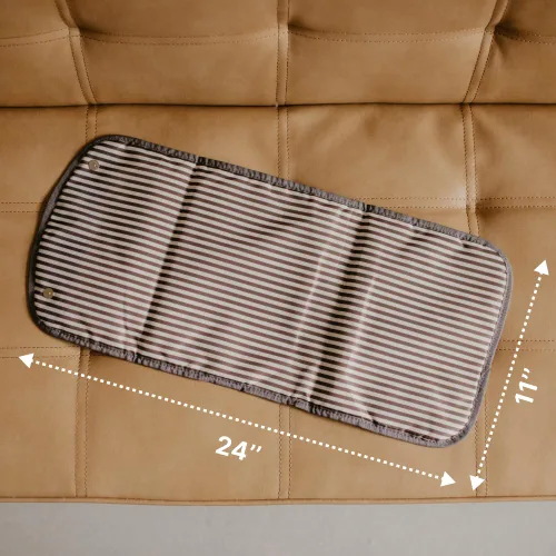 Vista 6 de Parker - Cambiador portátil para pañales Cambiador de pañales para bebé grande y apto para viajes, sin fugas y lavable, tapete plegable