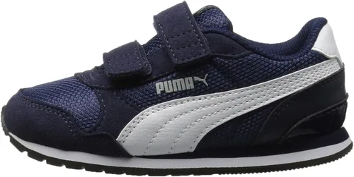 Vista 10 de PUMA unisex-child St Runner Hook and Loop Sneaker