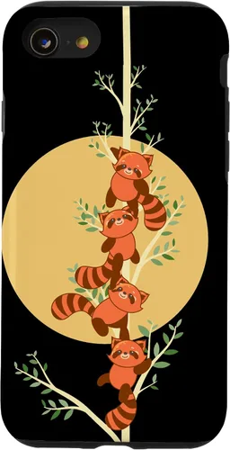 Vista 18 de Lindo Panda Rojo Caja Del Teléfono Panda Rojo Amante Caso Para IPhone 16
