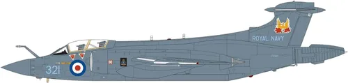Vista 8 de Airfix Blackburn Buccaneer S 2C/D 1:48 Kit de modelo de plástico de aviación militar A12012