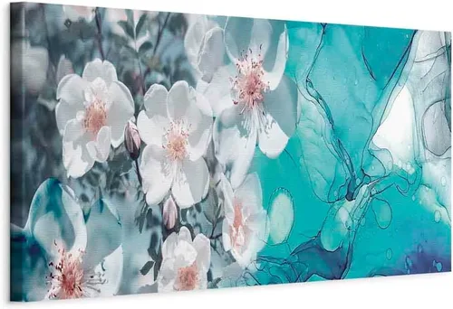Vista 21 de artgeist Lienzo decorativo para pared, abstracto, 35 x 12 pulgadas, 1 unidad, decoración del hogar, cuadro estirado, pintura fotográfica, imagen