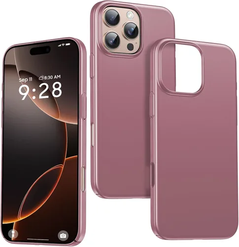 Vista 31 de GRECAZO Funda delgada para iPhone 16 Pro Max, ultra fina, color negro