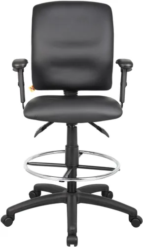 Vista 6 de Taburete multifunción Boss, de tela, Plástico Madera, Negro