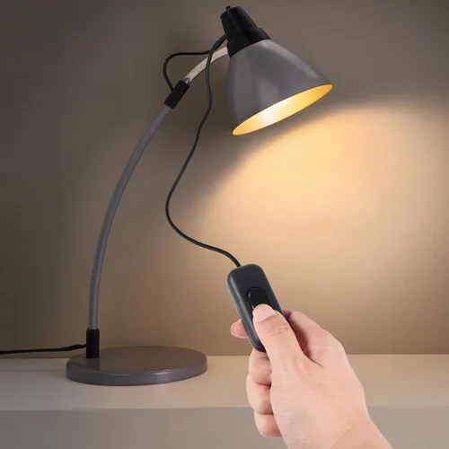 Vista 7 de 2 interruptores de cable en línea, AC120V 10A, 250V 6A, interruptor de control de lámpara de encendido y apagado para dormitorio, lámpara de mesa